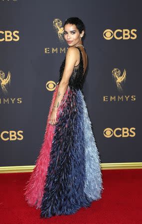 69th Primetime Emmy Awards – Arrivals – Los Angeles, California, U.S., 17/09/2017 - Actress Zoe Kravitz. REUTERS/Mike Blake