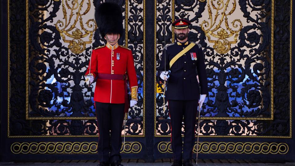 Canadian Guards took part in Changing of the Guard in 2021