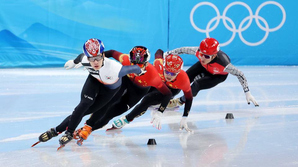 The Korean Sport and Olympic Committee plans to escalate complaints over the decision that disqualified two of its speed skaters in the Beijing Winter Olympics. (Getty)