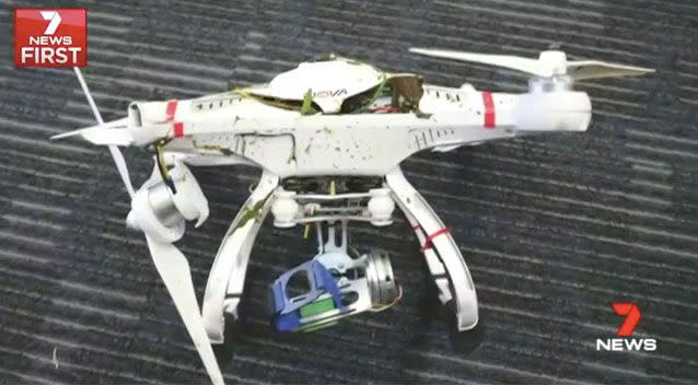 Drones are becoming a serious problem for prisons. Source: 7 News