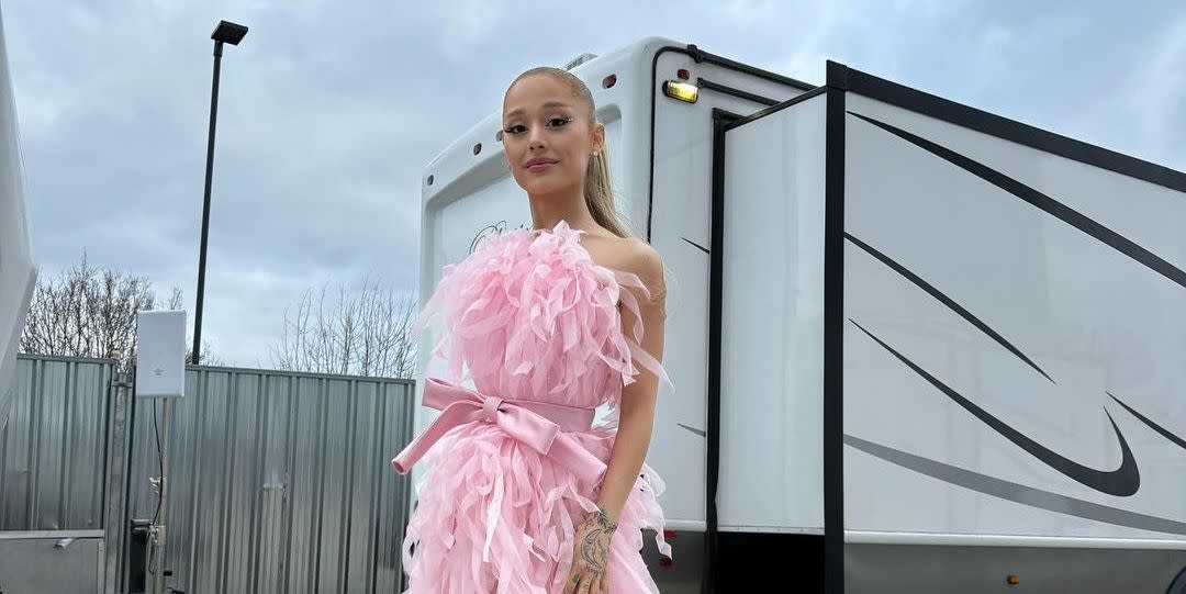 a person in a pink dress