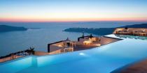 <p>When it comes to dream honeymoon destinations, it's hard to top <a href="https://www.bestproducts.com/fun-things-to-do/g3449/things-to-do-in-santorini/" rel="nofollow noopener" target="_blank" data-ylk="slk:Santorini;elm:context_link;itc:0;sec:content-canvas" class="link ">Santorini</a>, one of the sun-drenched hideaways in the <a href="https://www.bestproducts.com/fun-things-to-do/g24070677/most-beautiful-greek-islands/" rel="nofollow noopener" target="_blank" data-ylk="slk:Greek Islands;elm:context_link;itc:0;sec:content-canvas" class="link ">Greek Islands</a>. Many newlyweds like to spend a few days in Athens to visit the <a href="https://www.tripadvisor.com/Attraction_Review-g189400-d198711-Reviews-Parthenon-Athens_Attica.html" rel="nofollow noopener" target="_blank" data-ylk="slk:Parthenon;elm:context_link;itc:0;sec:content-canvas" class="link ">Parthenon</a>, but you won't want to linger too long, especially when Santorini's whitewashed buildings with cobalt blue domes, cliffside tavernas, and <a href="https://www.bestproducts.com/fun-things-to-do/news/a1736/black-sand-beaches-in-the-world/" rel="nofollow noopener" target="_blank" data-ylk="slk:black-sand beaches;elm:context_link;itc:0;sec:content-canvas" class="link ">black-sand beaches</a> like <a href="https://www.tripadvisor.com/ShowUserReviews-g635608-d1932270-r140662888-Perissa_Beach-Perissa_Santorini_Cyclades_South_Aegean.html" rel="nofollow noopener" target="_blank" data-ylk="slk:Perissa;elm:context_link;itc:0;sec:content-canvas" class="link ">Perissa</a> await. </p><p>Plus, there are very few spots on Earth that boast a better sunset — watch it with a glass of Champagne from the deck of the <a href="https://www.tripadvisor.com/Hotel_Review-g635864-d1088707-Reviews-Grace_Hotel_Santorini_Auberge_Resorts_Collection-Imerovigli_Santorini_Cyclades_South_A.html" rel="nofollow noopener" target="_blank" data-ylk="slk:Grace Hotel;elm:context_link;itc:0;sec:content-canvas" class="link ">Grace Hotel</a>.</p>