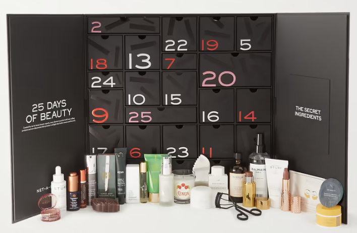 Net-A-Porter 25 Days of Beauty Advent Calendar. PHOTO: Net-A-Porter