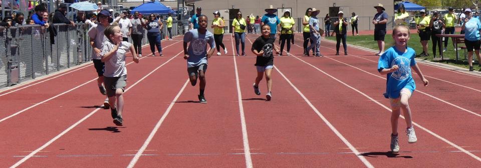 Over 530 students participated in the Inaugural Hesperia Unified School District Special Olympic School Games on Friday, May 10, 2024, at Oak Hills High School.