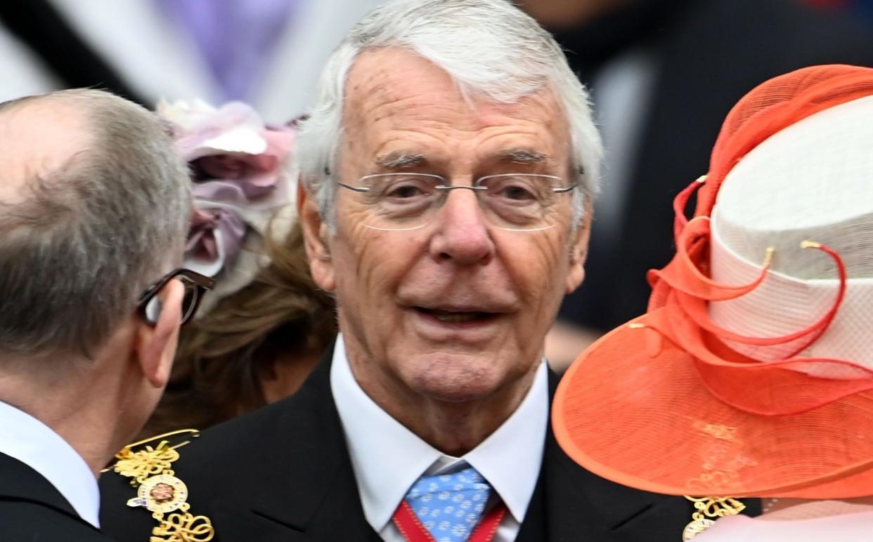 John Major at the Coronation on Saturday - Andy Rain/EPA-EFE/Shutterstock