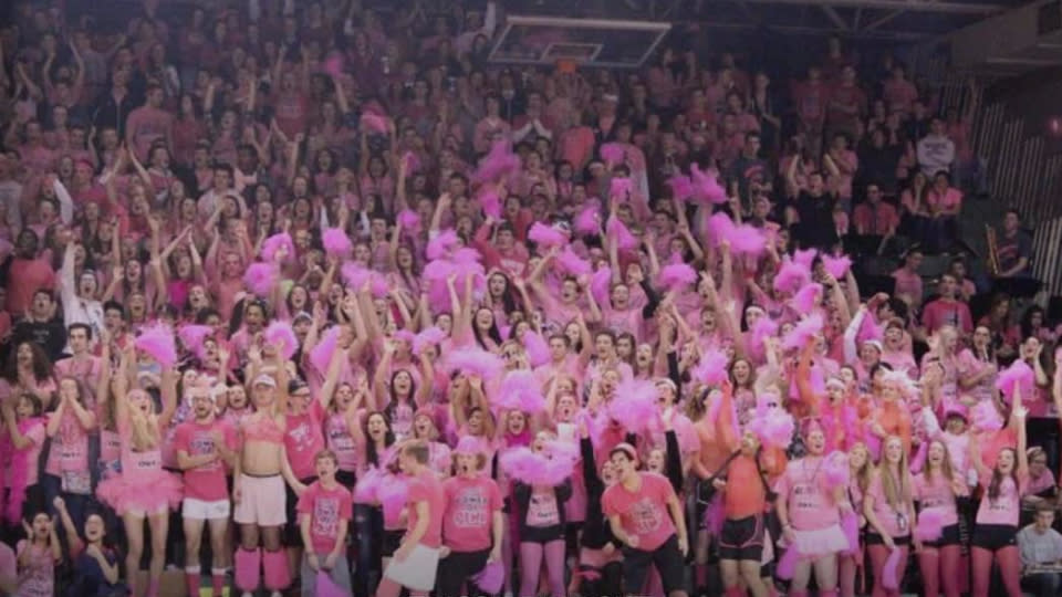 A Jenison Pink Out crowd. (Courtesy)