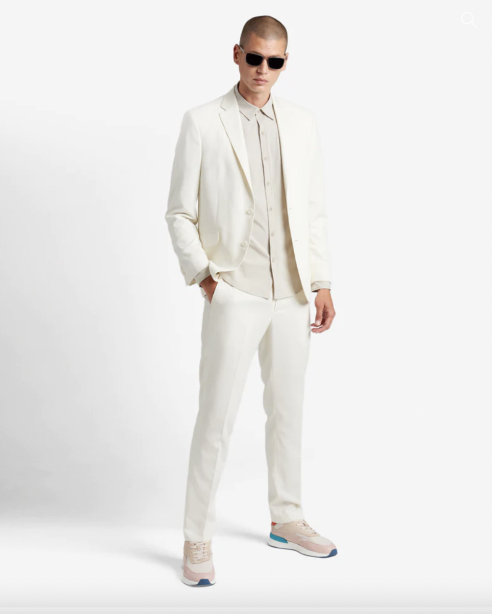 Kenneth Cole White Suit