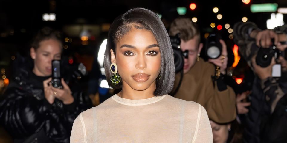 Lori Harvey Serves Sheer Beauty in a See-Through Shirt and Mini Skirt ...