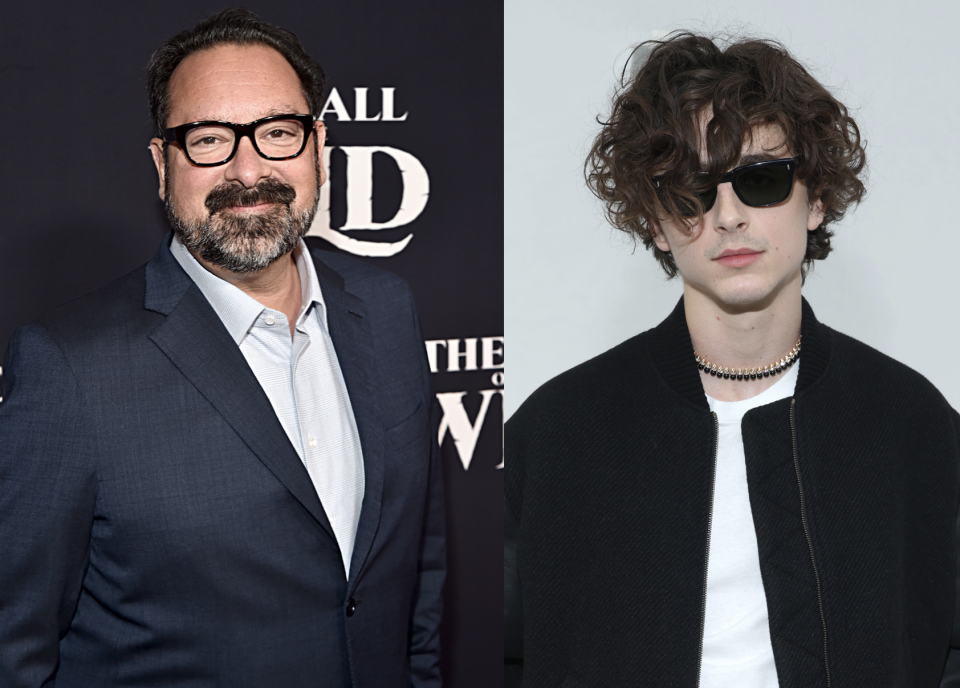 James Mangold and Timothee Chalamet