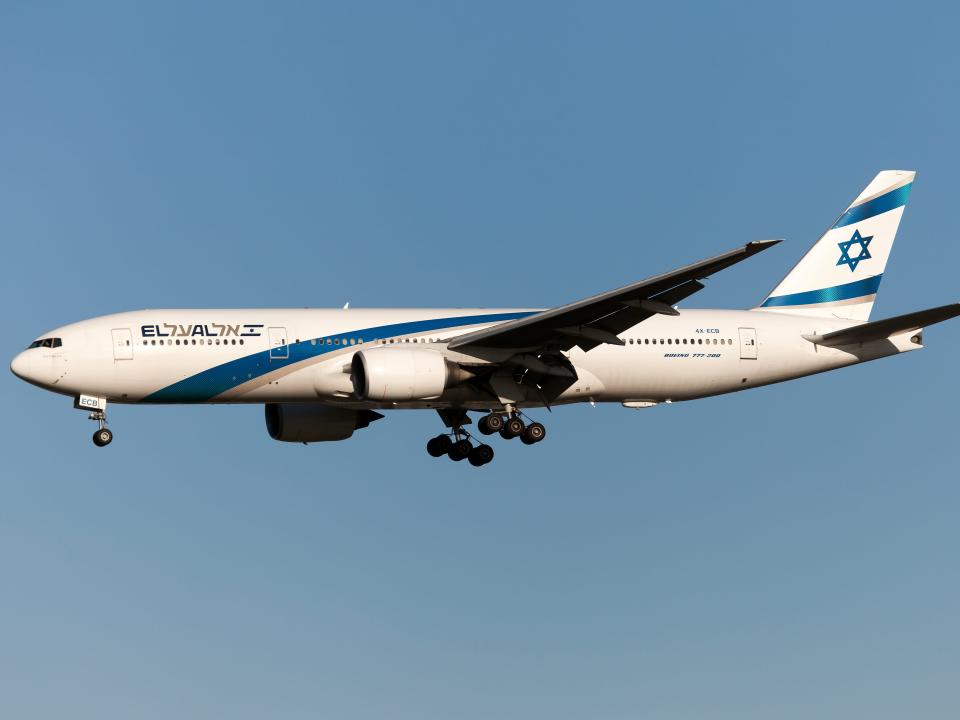 El Al Israel Airlines Boeing 777-200ER.