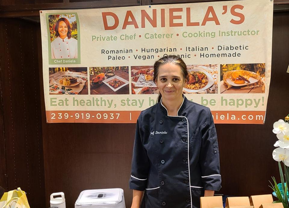 Chef Daniela Craciun's Christmas in July features turkey and trimmings.