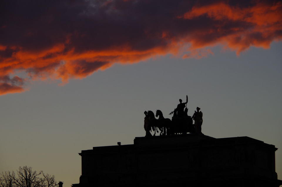 Sunset on the Carousel - Paris