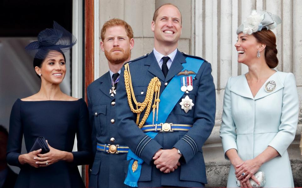 The so-called 'fab four' of both couples - Max Mumby/Indigo/Getty Images