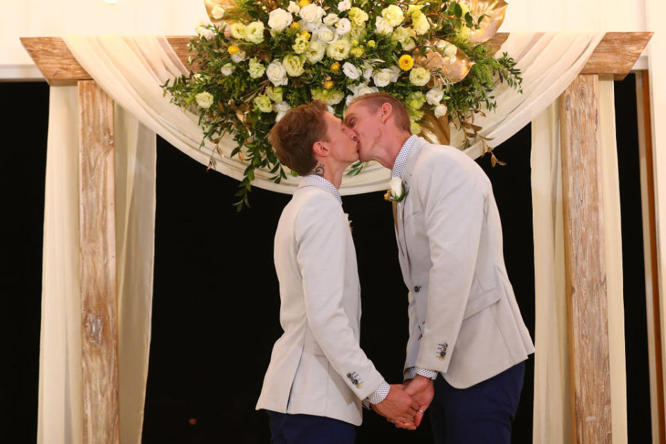 Couples Wed At Midnight Ceremonies As Australian Marriage Act Takes Effect