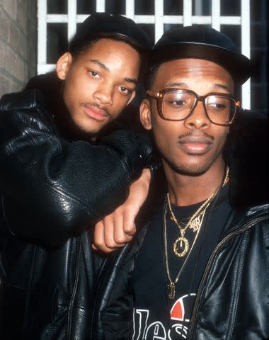 <p>David Corio/Michael Ochs Archives/Getty</p> The Fresh Prince and DJ Jazzy Jeff