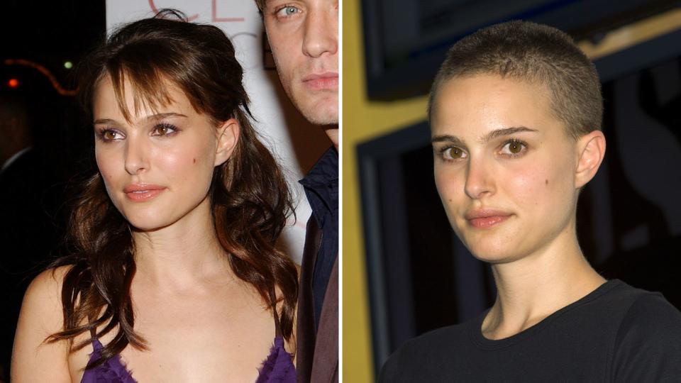 Natalie Portman's buzzcut