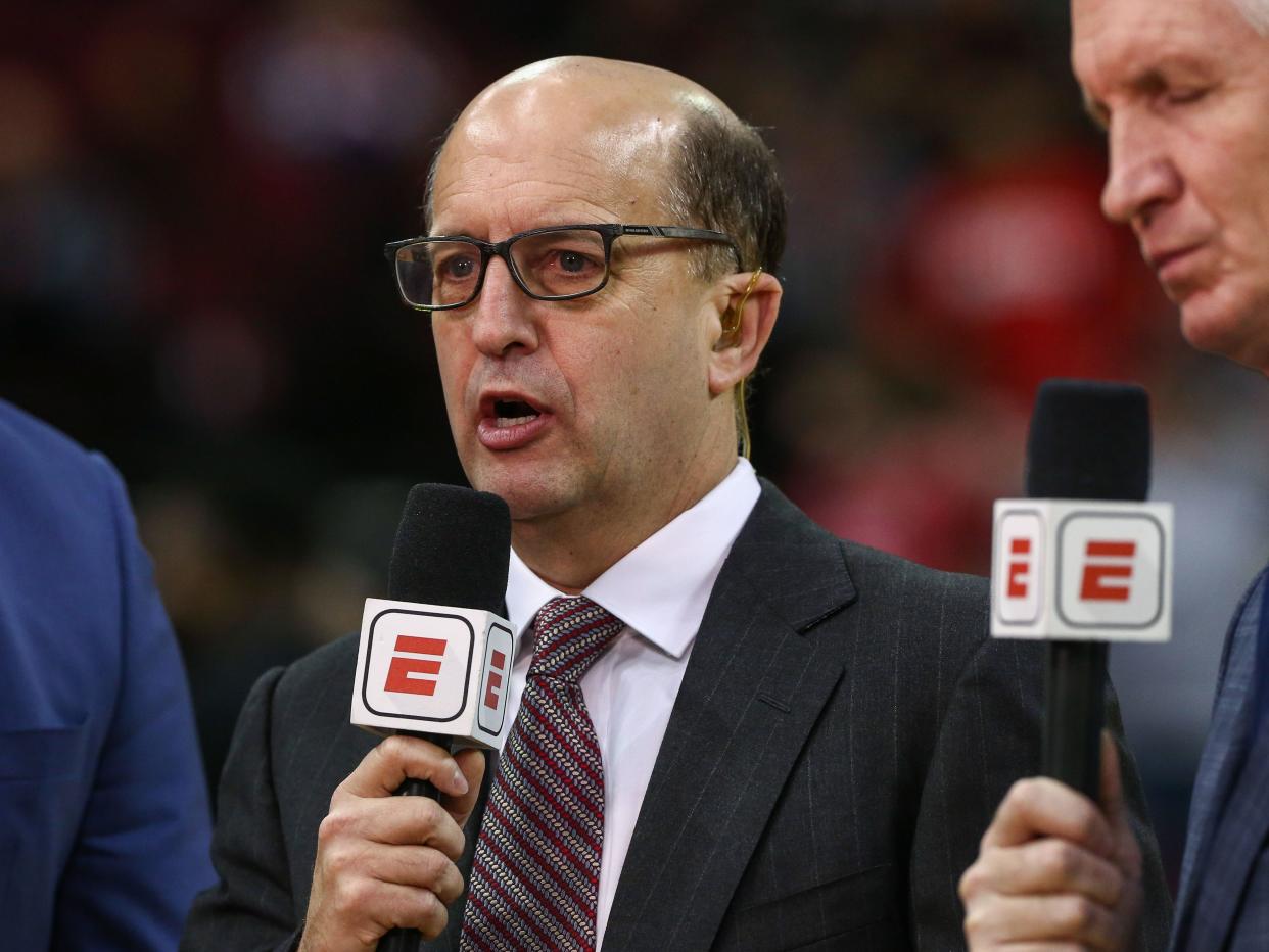 Jeff Van Gundy before a game in Houston in January 2020.