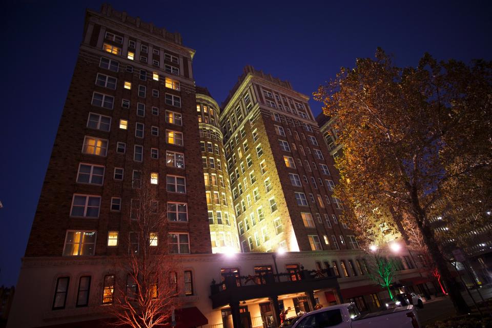 The Skirvin Hilton, pictured Dec. 5, "is one of Oklahoma City’s most beloved historic places as many residents and visitors know its storied past and have followed its revitalization and reopening in 2007," said Bill Anoatubby, governor of the Chickasaw Nation.