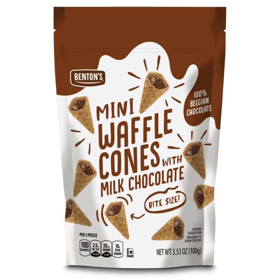 Benton's mini waffle cones from aldi