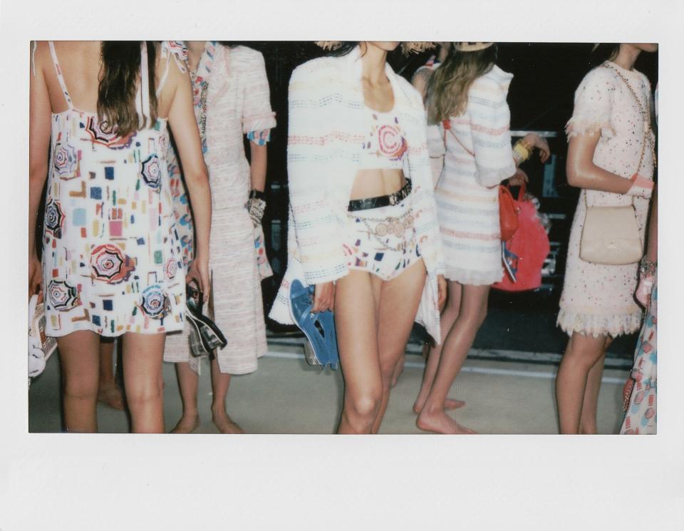 Corey Tenold is sharing unseen Polaroids from Chanel, Marc Jacobs, and more of the season’s best shows here.