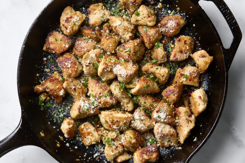 Garlic Parmesan Chicken Bites 