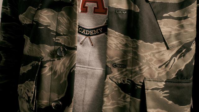 The Safari Jacket, Tiger Camo – Academy by Chris Echevarria