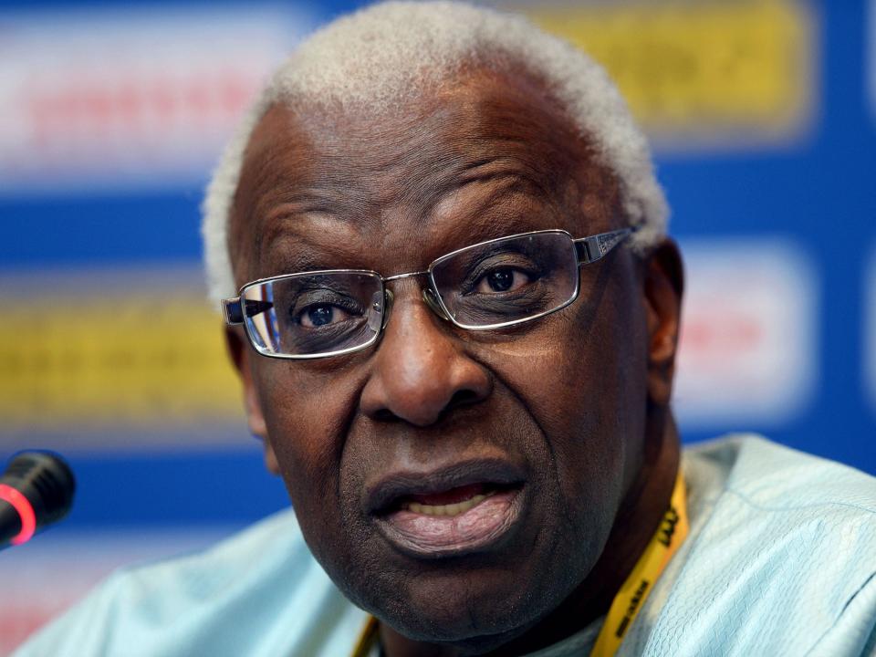 Lamine Diack, the former IAAF president (Getty Images)