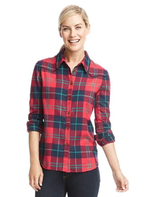 17) Buffalo Check Button Down