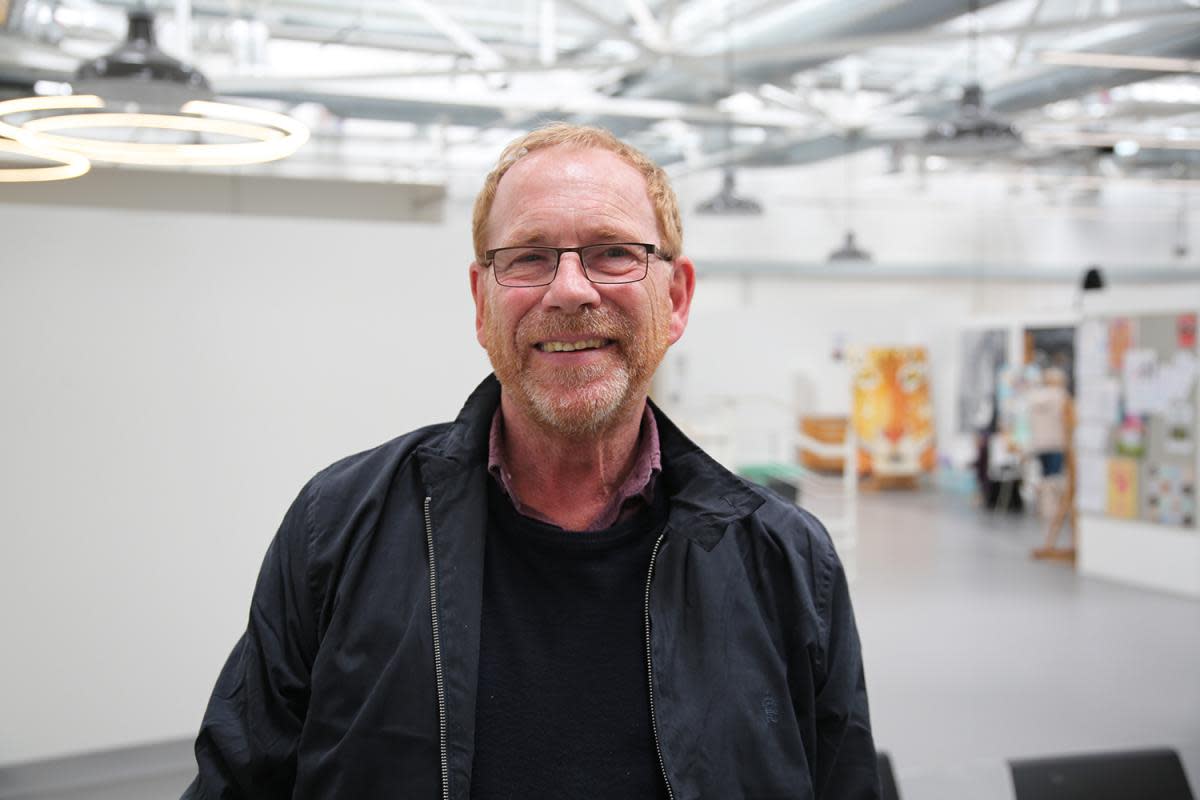 David Broster, head of the University of Worcester's School of Arts, is looking forward to seeing his students' original artwork <i>(Image: University of Worcester)</i>