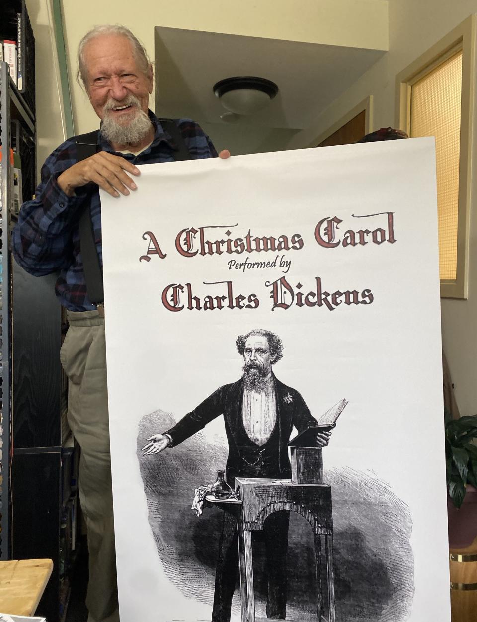 Since its publication in 1843, "A Christmas Carol" has been performed hundreds of thousands of times around the world, such as this production starring Cedric S. Flower, 86, in Charlton, Mass., this season.