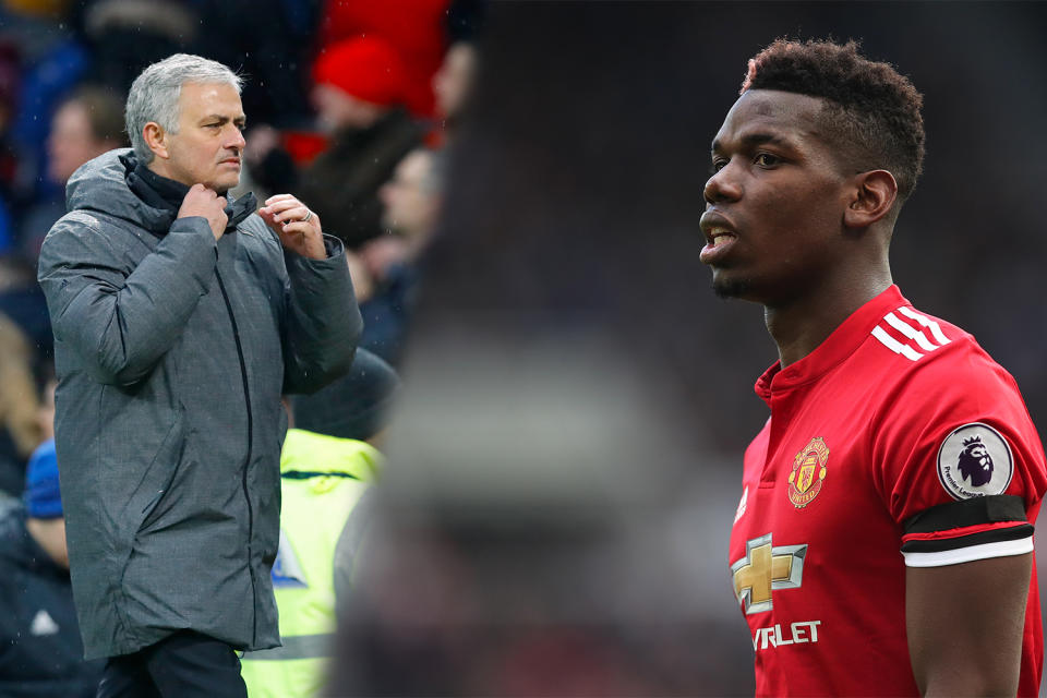 Relationship breakdown: Jose Mourinho and Paul Pogba may be going their separate ways