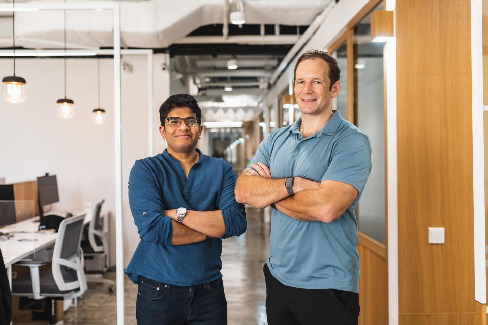 Greywing founders Nick Clarke and Hrishi Olickel