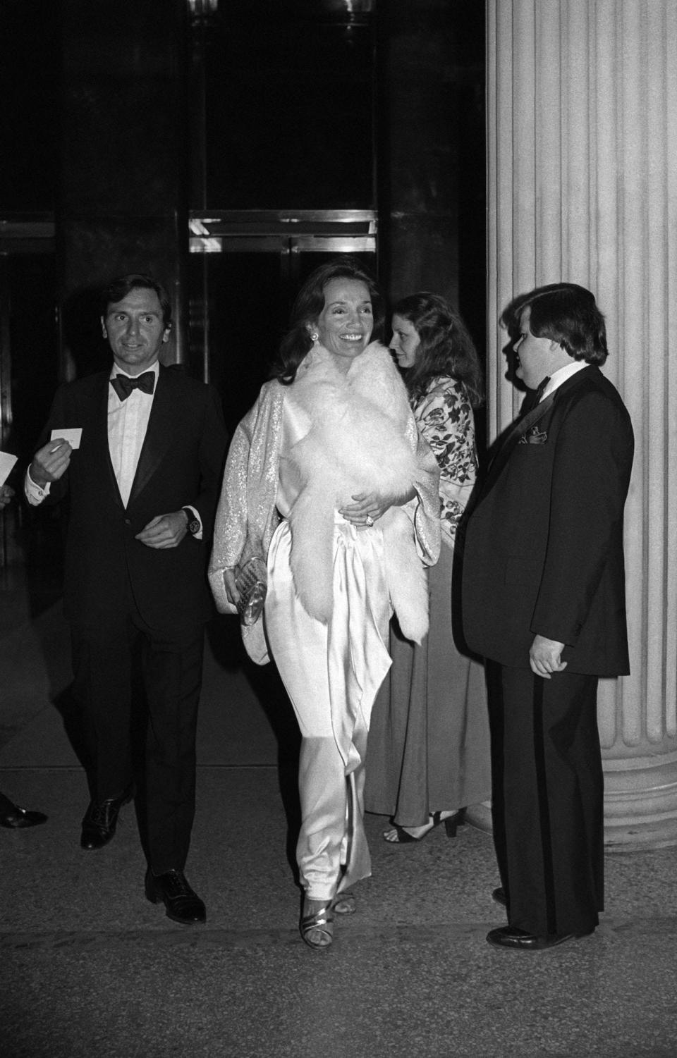 Lee Radziwill attends the 1978 Met Gala.