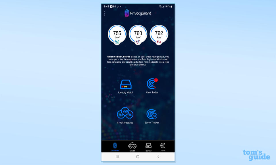 PrivacyGuard app screenshot