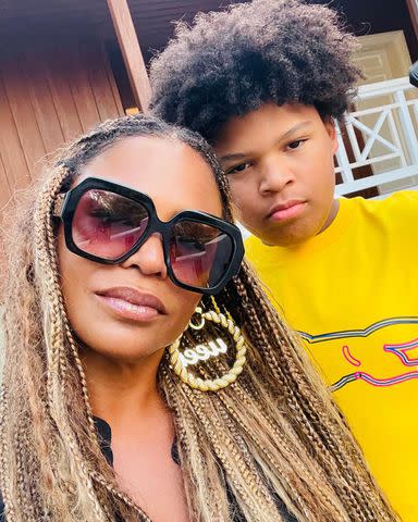 <p>Nia Long/ Instagram</p> Nia Long and son Kez Sunday Udoka