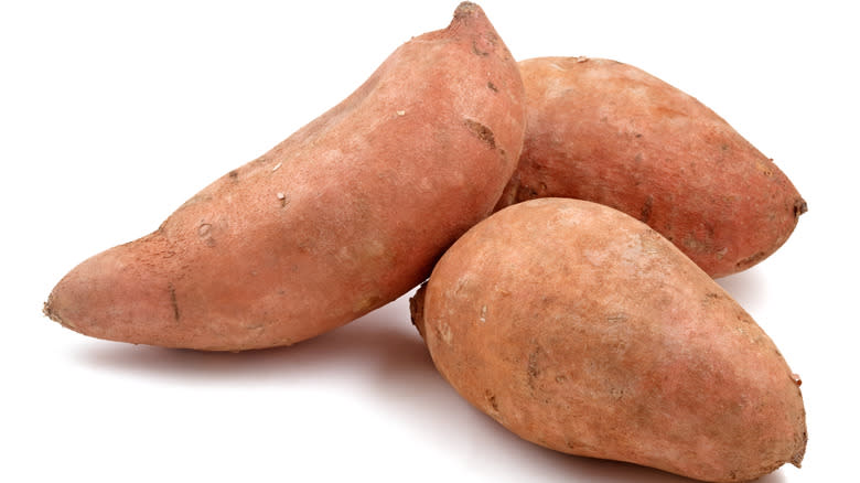 Three sweet potatoes