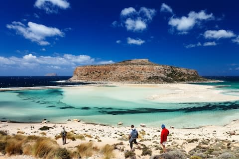 Herb-scented trails and unspoilt beaches make Crete a top-notch walking destination - Credit: Alamy