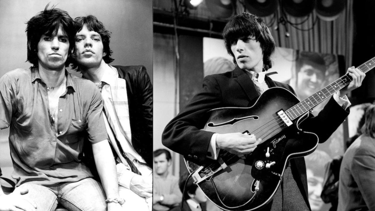  Guitarist Keith Richards and singer Mick Jagger of the Rolling Stones during rehearsals in May 1978. English bassist Bill Wyman of The Rolling Stones, during rehearsals for an episode of the Friday night TV pop/rock show 'Ready Steady Go 