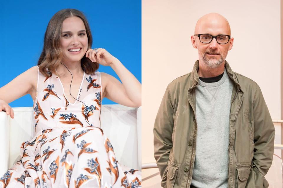 Moby und Natalie Portman