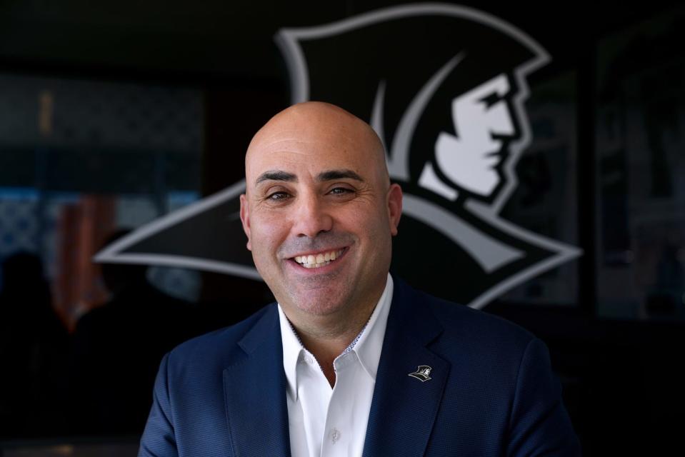 Providence College Director of Athletics Steve Napolillo, at the school's Ruane Friar Development Center.