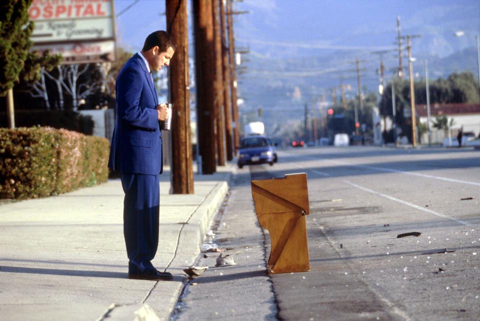 Adam Sandler began attracting awards attention when he took on the role of Barry Egan in  "Punch-Drunk Love."