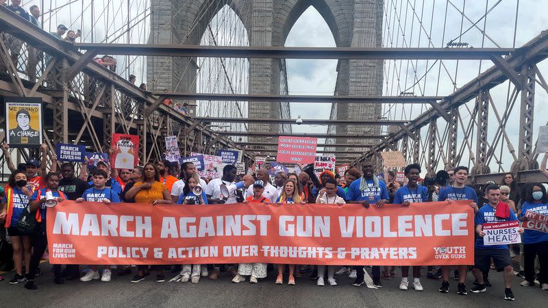 FILE PHOTO: "March for Our Lives", rally against gun violence in New York City