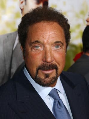 Tom Jones at the LA premiere of Universal's Intolerable Cruelty