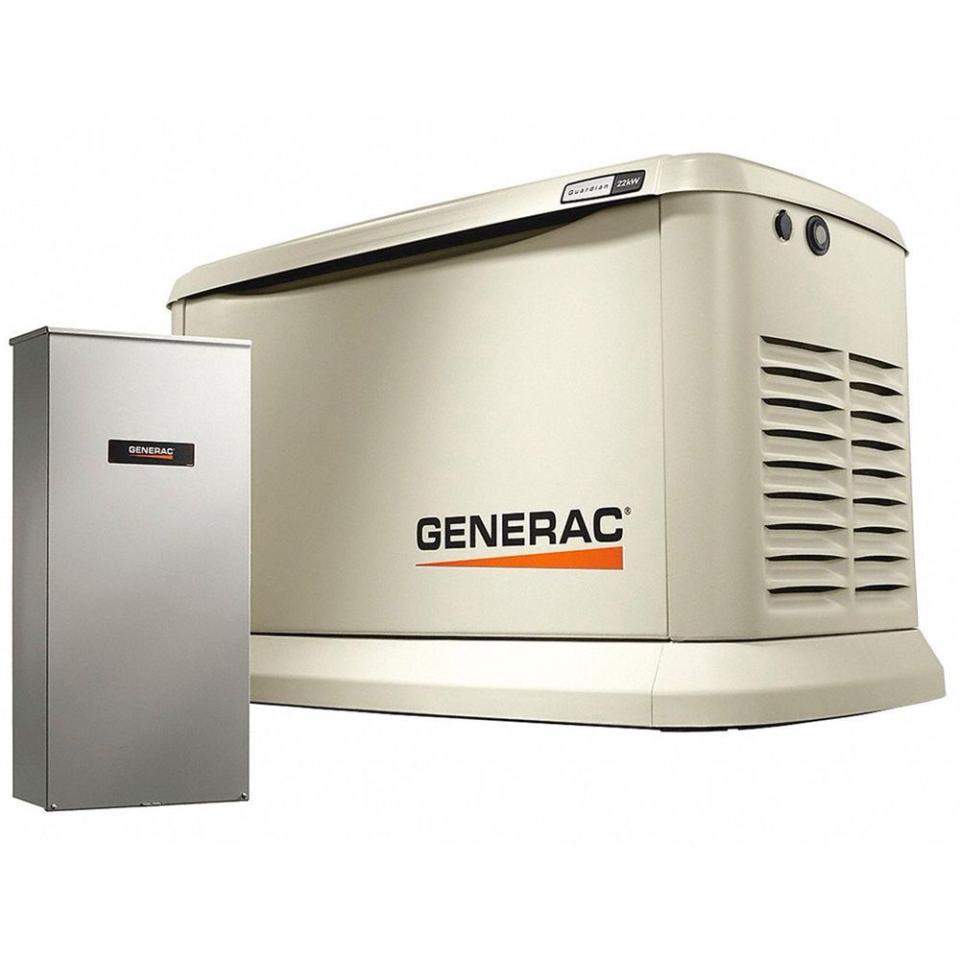 <p>Air-Cooled Standby Generator</p><p>walmart.com</p><p>$6159.00</p><p><a href="https://go.redirectingat.com?id=74968X1596630&url=https%3A%2F%2Fwww.walmart.com%2Fip%2F152576467%3Fselected%3Dtrue&sref=https%3A%2F%2Fwww.popularmechanics.com%2Fhome%2Fa34059872%2Fbest-home-standby-generators%2F" rel="nofollow noopener" target="_blank" data-ylk="slk:Shop Now;elm:context_link;itc:0;sec:content-canvas" class="link ">Shop Now</a></p><span class="copyright">walmart.com</span>