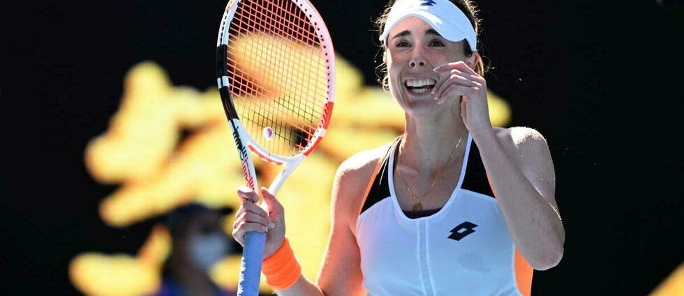 Alize Cornet atteint ce stade pour la première fois de sa carrière.
