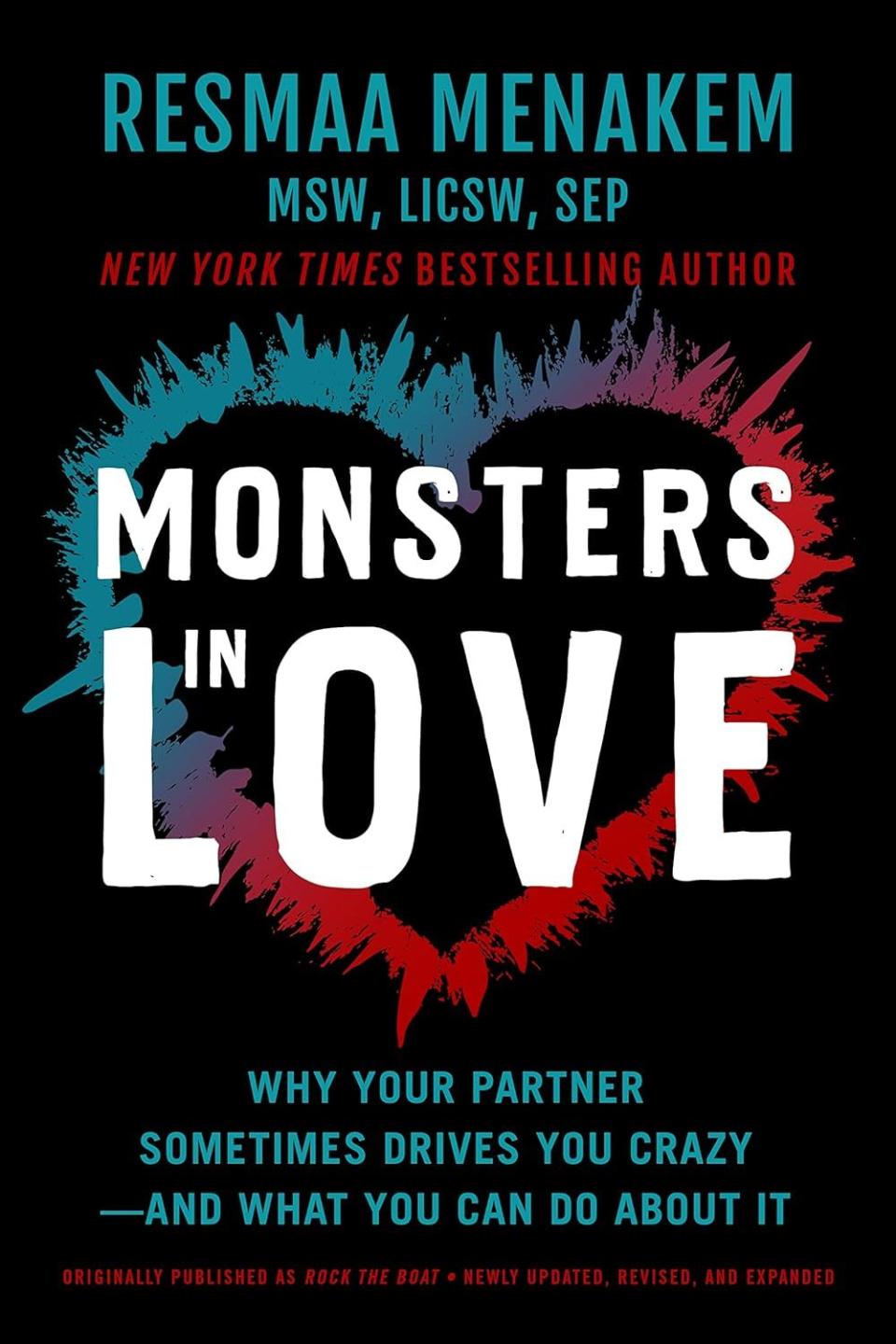 <p><a href="https://go.redirectingat.com?id=74968X1596630&url=https%3A%2F%2Fbookshop.org%2Fp%2Fbooks%2Fmonsters-in-love-why-your-partner-sometimes-drives-you-crazy-and-what-you-can-do-about-it-resmaa-menakem%2F18197887&sref=https%3A%2F%2Fwww.oprahdaily.com%2Fentertainment%2Fbooks%2Fg45688469%2Fbest-books-on-marriage-advice%2F" rel="nofollow noopener" target="_blank" data-ylk="slk:Shop Now;elm:context_link;itc:0;sec:content-canvas" class="link ">Shop Now</a></p><p><i>Monsters in Love,</i> by Resmaa Menakem</p><p>bookshop.org</p>