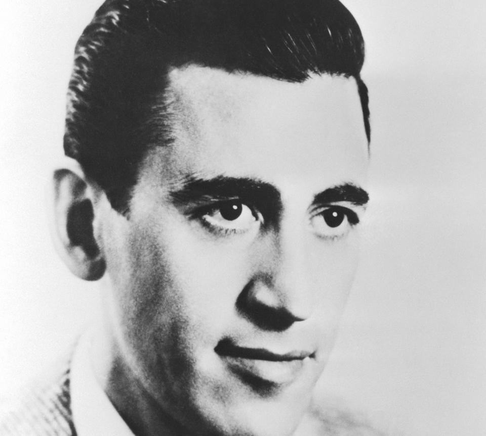 A photo portrait of author J.D. Salinger
