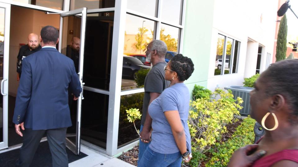 Crosley Green returning to custody in Orlando, Florida. / Credit: Pool/Malcolm Denemark