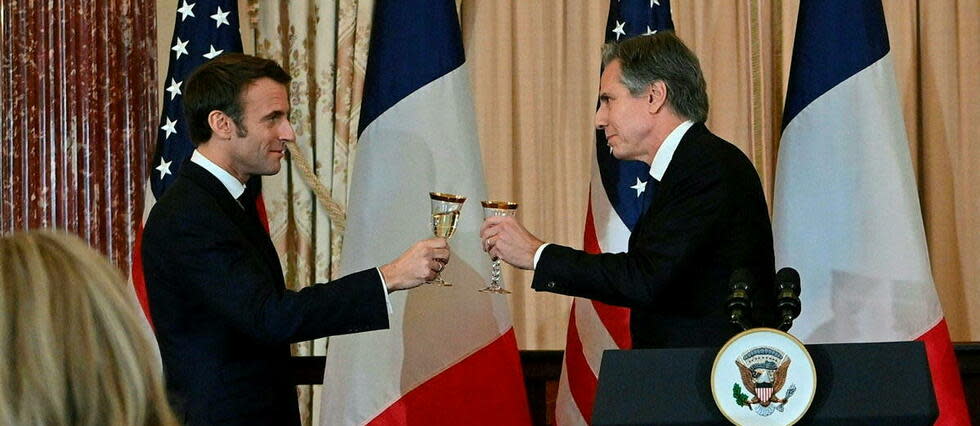 Antony Blinken a passé sa jeunesse en France.  - Credit:ROBERTO SCHMIDT / AFP