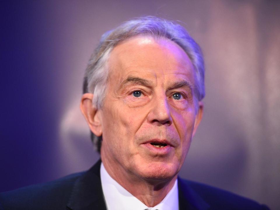 Brexit: Tony Blair urges Theresa May to prepare for second referendum as she struggles to save deal